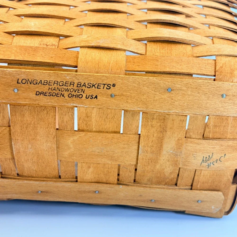 Longaberger handwoven basket